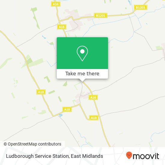 Ludborough Service Station map