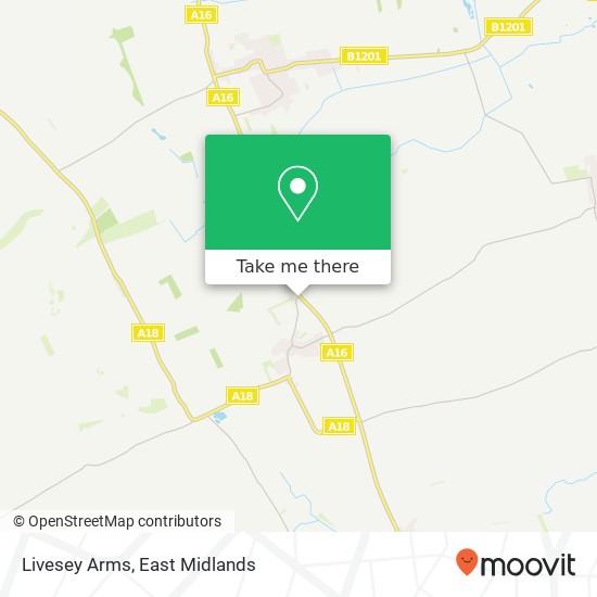 Livesey Arms map