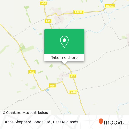Anne Shepherd Foods Ltd. map