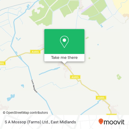 S A Mossop (Farms) Ltd. map