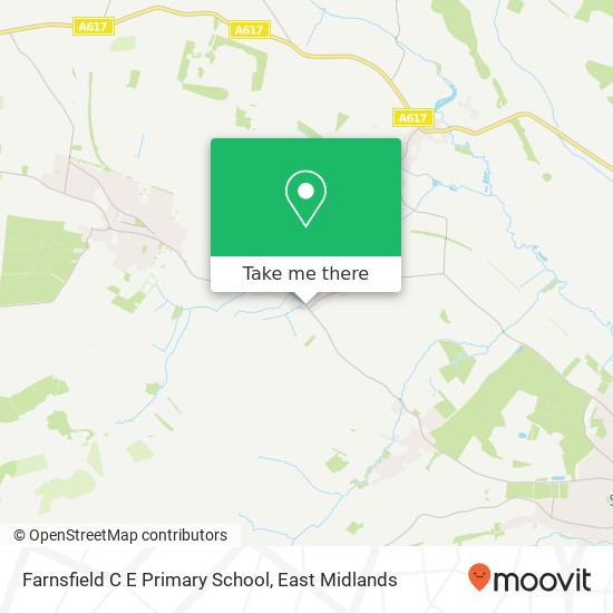 Farnsfield C E Primary School map