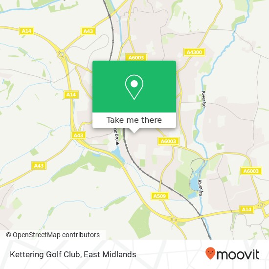 Kettering Golf Club map
