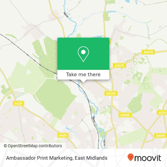 Ambassador Print Marketing map