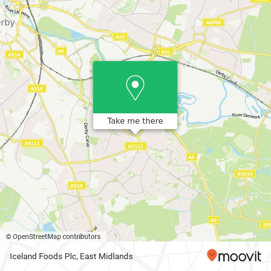 Iceland Foods Plc map