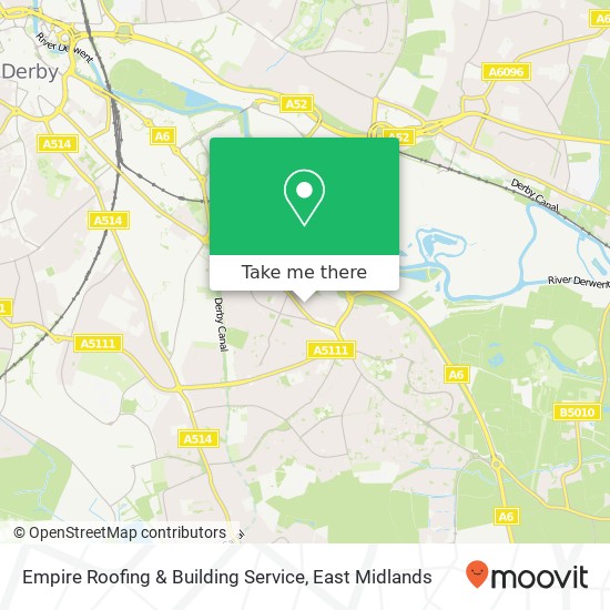 Empire Roofing & Building Service map