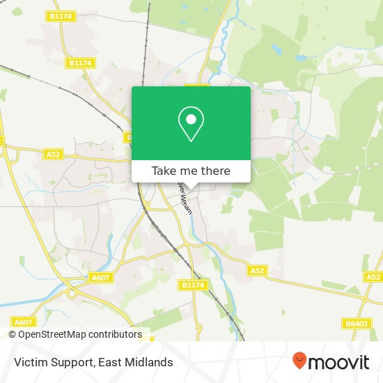 Victim Support map