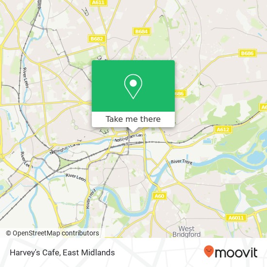 Harvey's Cafe map