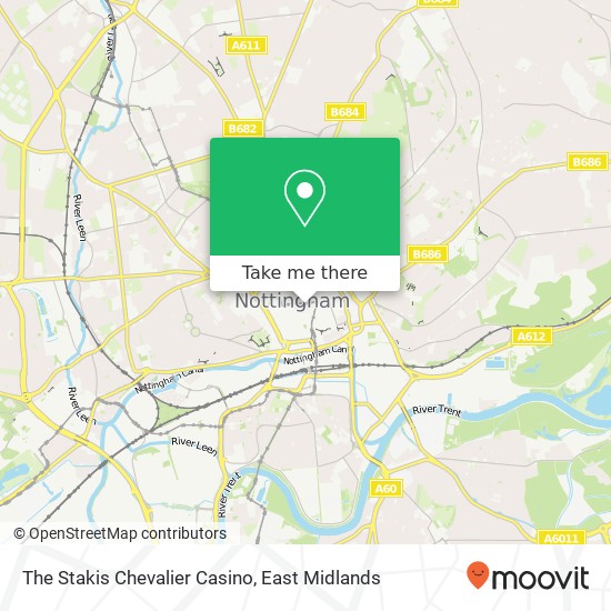 The Stakis Chevalier Casino map