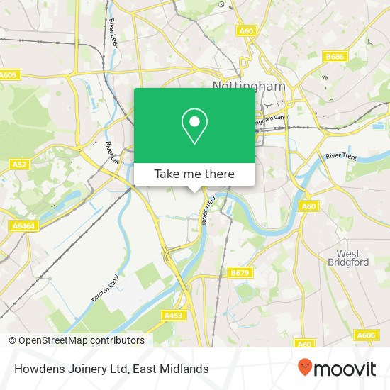 Howdens Joinery Ltd map