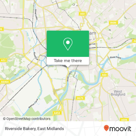 Riverside Bakery map