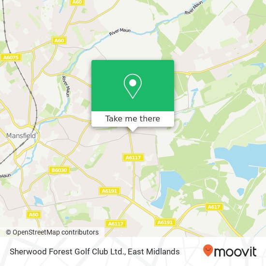 Sherwood Forest Golf Club Ltd. map