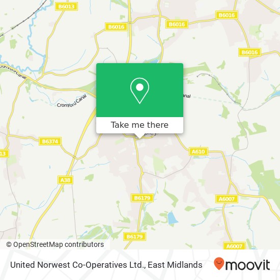 United Norwest Co-Operatives Ltd. map