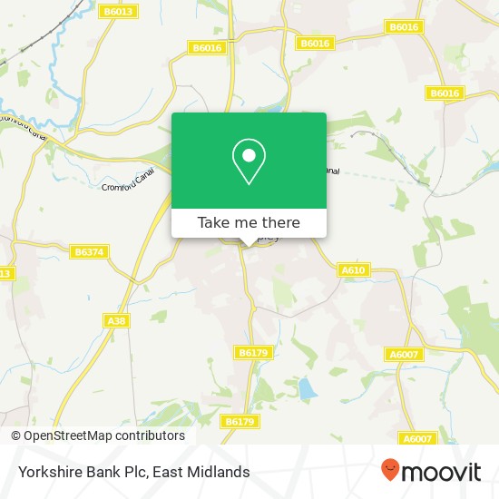 Yorkshire Bank Plc map