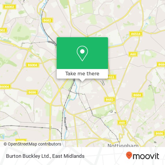 Burton Buckley Ltd. map
