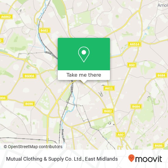 Mutual Clothing & Supply Co. Ltd. map