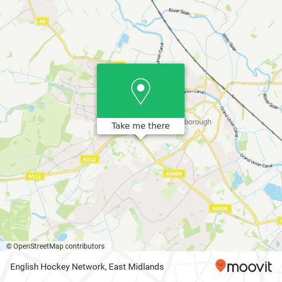 English Hockey Network map