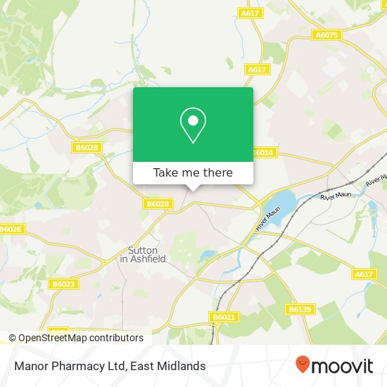 Manor Pharmacy Ltd map