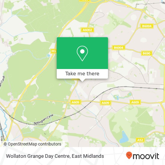 Wollaton Grange Day Centre map