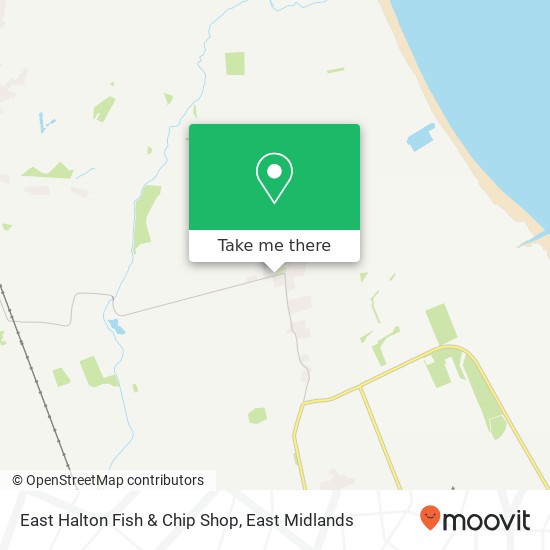 East Halton Fish & Chip Shop map
