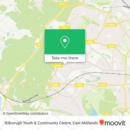 Bilborugh Youth & Community Centre map