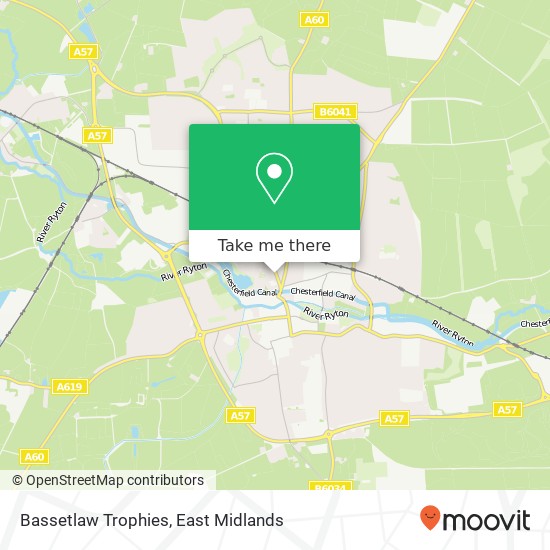 Bassetlaw Trophies map