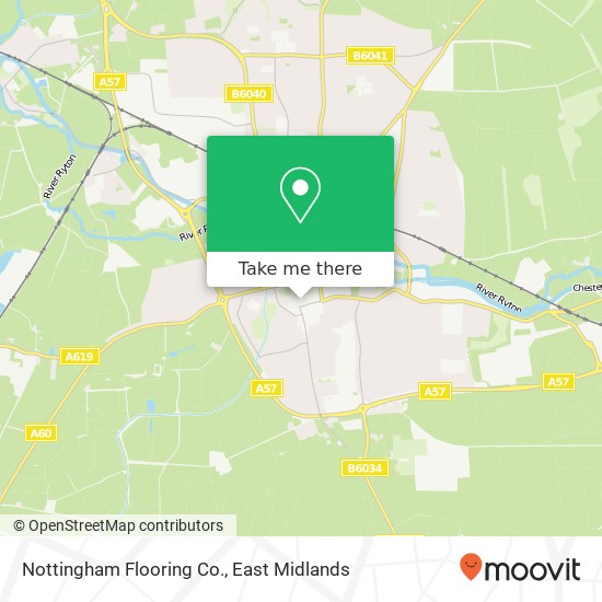 Nottingham Flooring Co. map