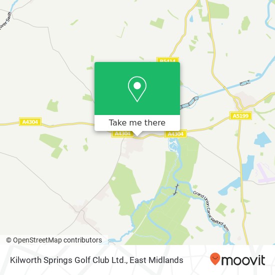 Kilworth Springs Golf Club Ltd. map