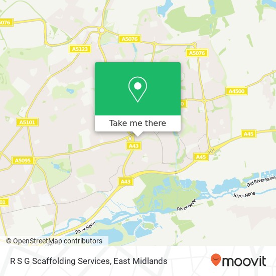 R S G Scaffolding Services map