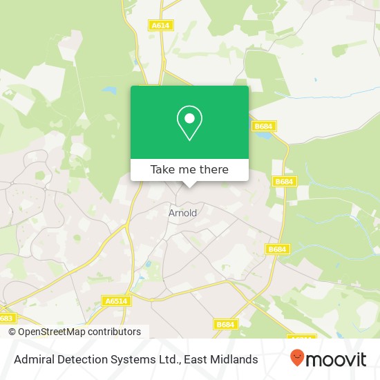 Admiral Detection Systems Ltd. map