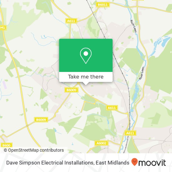 Dave Simpson Electrical Installations map