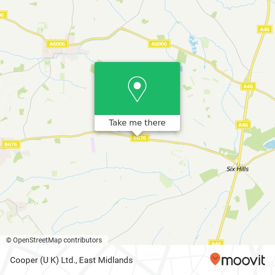 Cooper (U K) Ltd. map