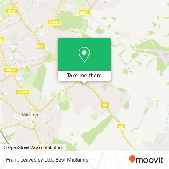 Frank Leavesley Ltd. map