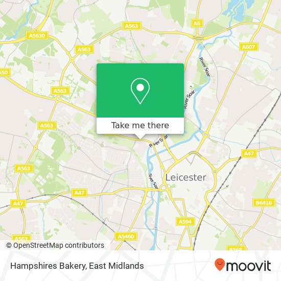 Hampshires Bakery map