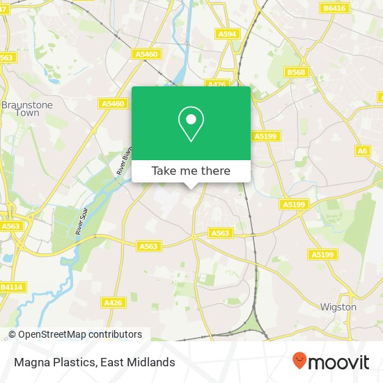 Magna Plastics map