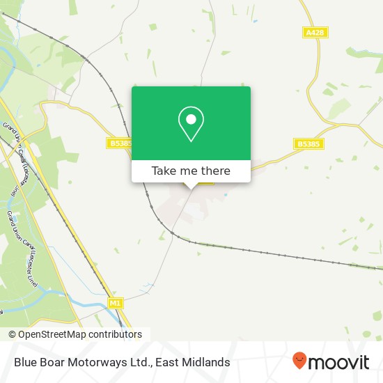 Blue Boar Motorways Ltd. map