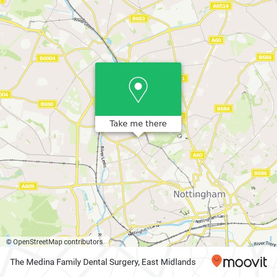 The Medina Family Dental Surgery map