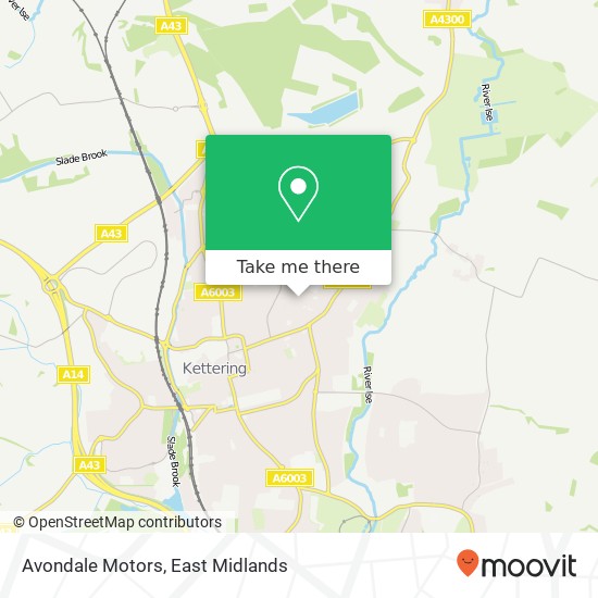 Avondale Motors map