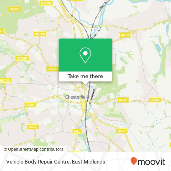 Vehicle Body Repair Centre map