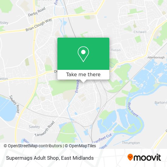 Supermags Adult Shop map