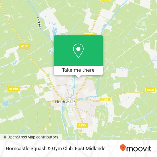 Horncastle Squash & Gym Club map