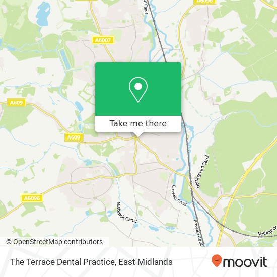 The Terrace Dental Practice map
