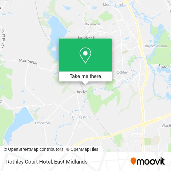 Rothley Court Hotel map