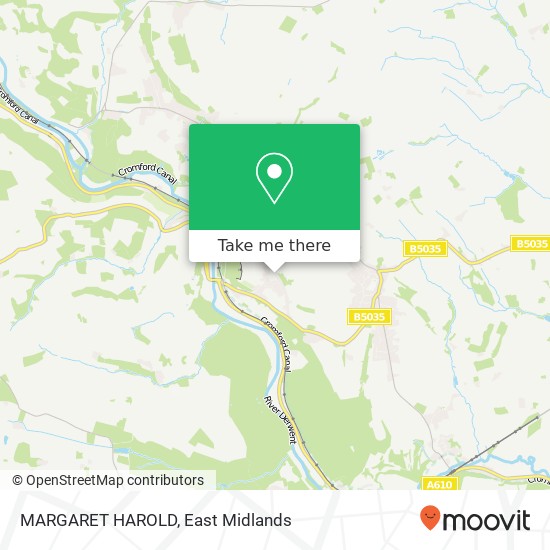 MARGARET HAROLD map