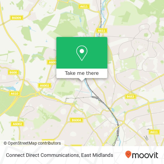 Connect Direct Communications map