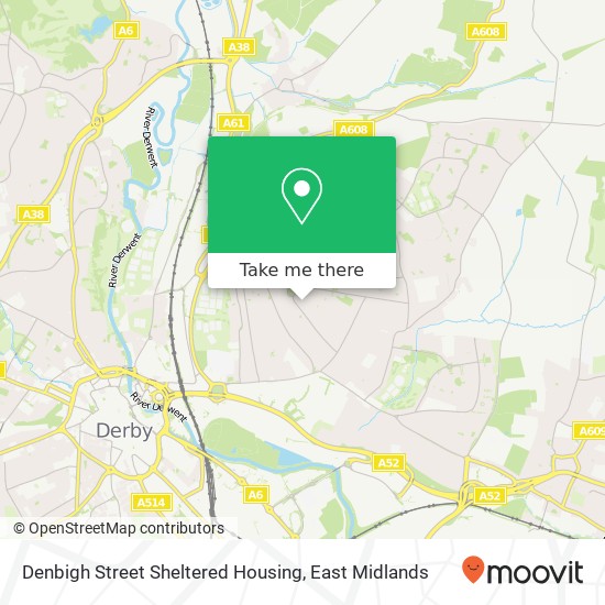 Denbigh Street Sheltered Housing map