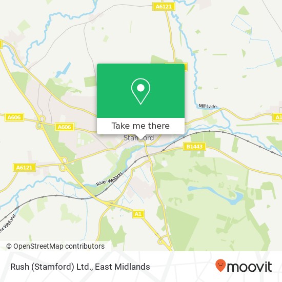 Rush (Stamford) Ltd. map