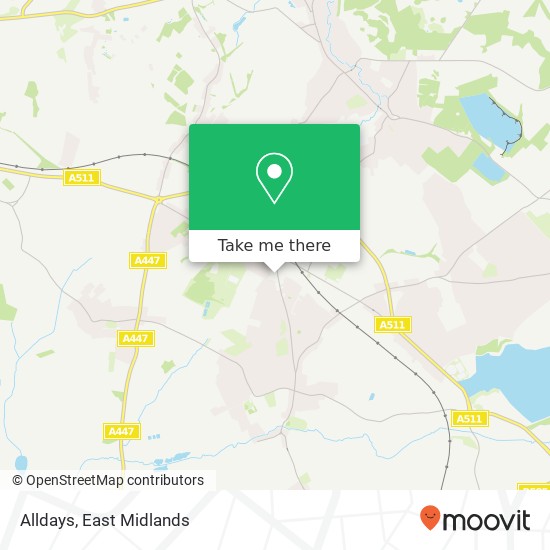 Alldays map