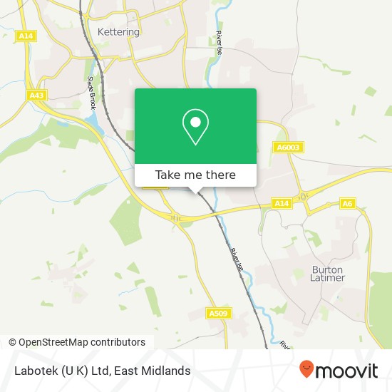 Labotek (U K) Ltd map