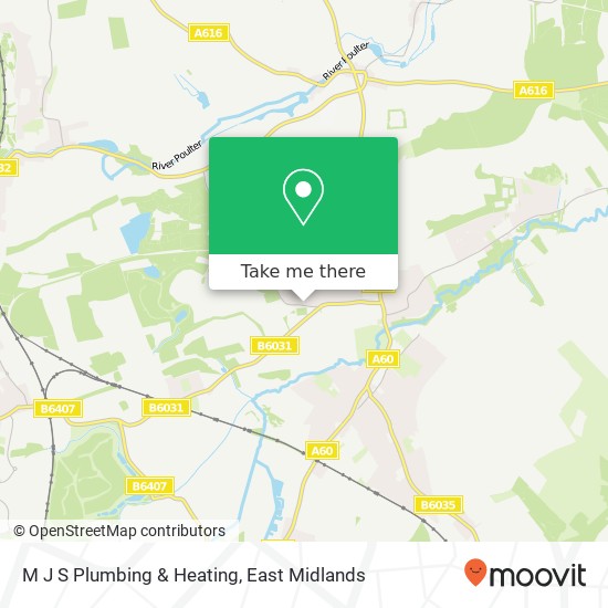 M J S Plumbing & Heating map