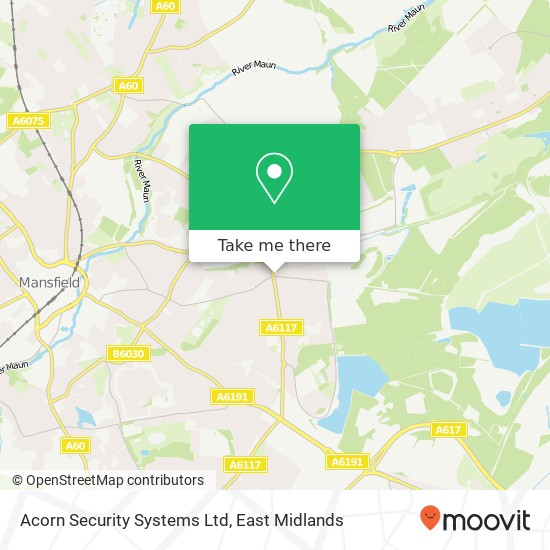 Acorn Security Systems Ltd map